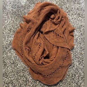 Do Everything in Love Mauve Knit Infinity Scarf